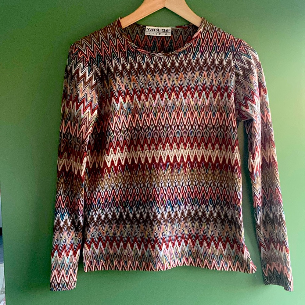 90’s psychedelic long sleeve shirt